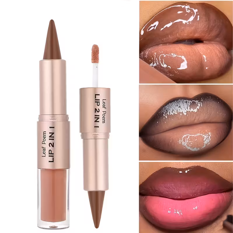 Two-In-One Makeup with Lip Liner